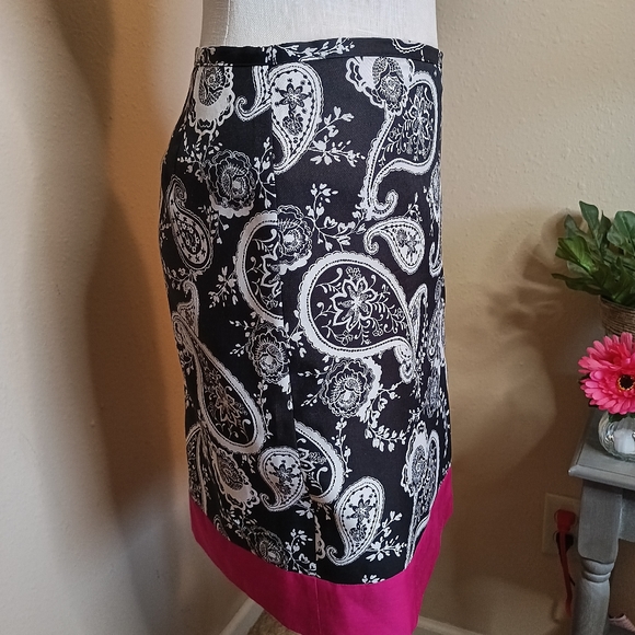 Ann Taylor Loft Petite Silk Skirt 4P - Picture 11 of 14